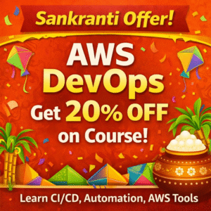 AWS DevOps Course Sankranti Offer with 20% discount on training and certification