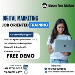 Digital Marketing Course with practical training in SEO, Google Ads, and social media marketing