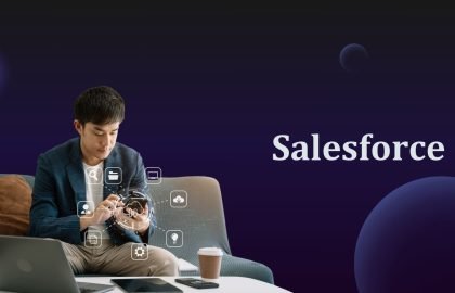 Salesforce training dashboard displayed with Maxzen Tech Solutions branding